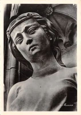 Estrasburgo - A Catedral — Cabeça de uma Virgem Louca (1276) — editor Marasco