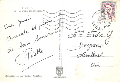 O Domo dos Inválidos — editor IRIS, n° 556 — Verso