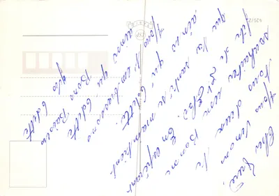 Fleuriste ou jardinier — main gantée coupant une rose avec des sécateurs — éditeur ESPRIS — Verso