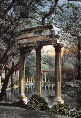 As Colunas da Colonnade — Jardim da Colonnade em Paris — Éditions d'Art Paris