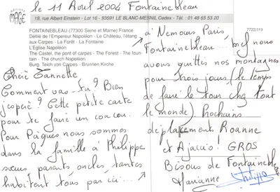 Fontainebleau — Ville Royale et Impériale — éditions MAGE — Verso