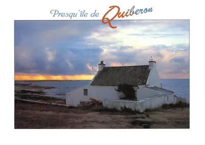 Presqu'île de Quiberon — maison à la Pointe de Goulvars — Éditions du Docteur Audin