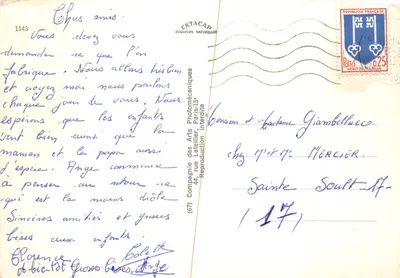 Côte de Granit — Ploumanach, Perros, Trebeurden, Tregastel — Éditeur EKTCAP COULEURS NATURELLES — Verso
