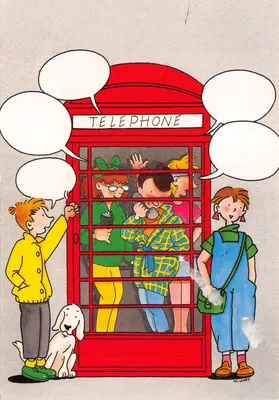 Bande dessinée — scène de téléphone rouge — éditeur ML-VINHEY