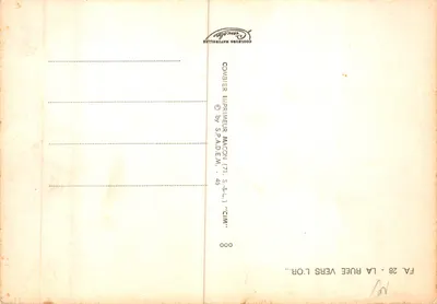 Course de chevaux — La Ruée vers l'or — éditeur Combier Imprimeur Macon — Verso