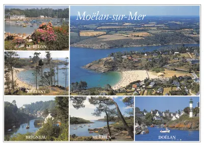Moëlan-sur-Mer — vue aérienne et paysages — éditeur COULEURS DE BRETAGNE