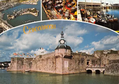 Concarneau — vue du port et de la cité fortifiée — Éditions Bretagne