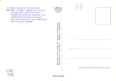 L’OdéT — La plus belle rivière de France — Château de Vire-Court — Éditions d’Art JOS — Verso