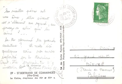 Saint Bertrand de Comminges — Klooster, kapitellen van de XIIe en XIVe eeuw — APA — Achterkant