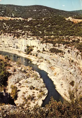 Les Gorges de l'Ardèche — Vue du Grand Belvédère — Éditions G.A.L. - Reproduction interdite