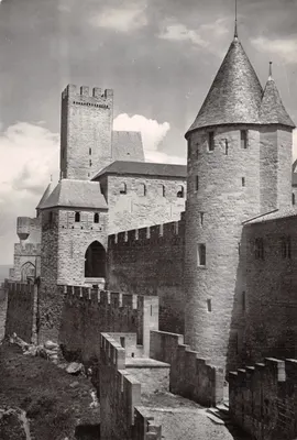 Carcassonne (Aude) — A Cidade (Ve-XIIIe s.) - Os Muros, Torre da Justiça - Torre Pinte, Castelo Comtal — Service Commercial Historiques Grand Palais - Avenue Alexandre III - Paris, n° 11 069 724 022