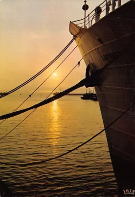 Le Havre — Coucher de soleil sur le port — Éditions La Cigogne