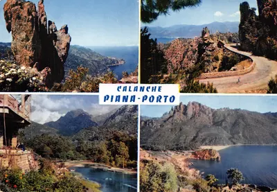 Calanche de Piana-Porto — paisagens rochosas e costeiras — Edições 'La Cigogne' (MEXICHEROME)