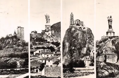 Le Puy (Haute-Loire) — Les quatre Rochers — Combier Imp. Macon