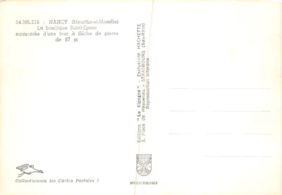 Nancy — Basílica de São Epvrê — Edições IRIS — Verso