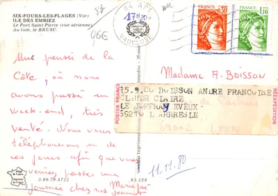 L'Île des Embiez — o porto de Saint-Pierre — editor Ping — Verso