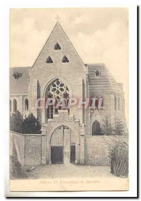 Abadia Sainte-Scholastique de Maredret — vista da entrada principal — n° 10518