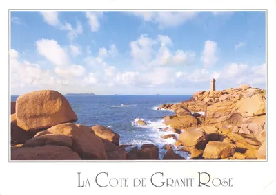 A Costa da Pedra Rosa — vista do farol de Ploumanac'h, editor Editions d'Art JACK