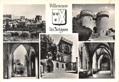 Villeneuve-lès-Avignon — vue panoramique et sites historiques — Éditions de Luxe, Paris