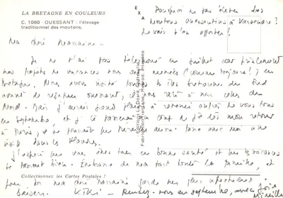 Ogród owczarni — scenografia pasterska — Wydawnictwo Le Doaré, seria C.1060 — Rewers
