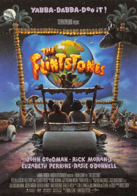 Les Flintstones — cartaz de filme — editor BELIN