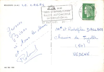 Hotel de la Vallée — vista aérea — Edições SOFER — Verso