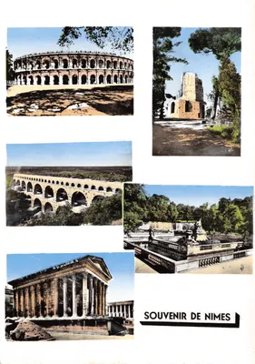 Nîmes — Lembrança de Nîmes — Éditions des Frères Lumière, Lyon