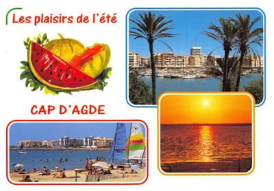 Os prazeres do verão — Cap d'Agde — Edições SL-B-P