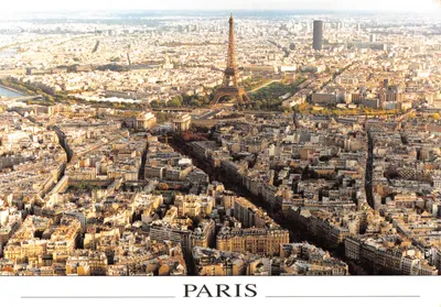 Paris — vista aérea panorâmica — editor YVON