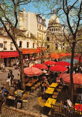 Place du Tertre — Montmartre — Foto Rolf WALTER — Éditions LYNA PARIS