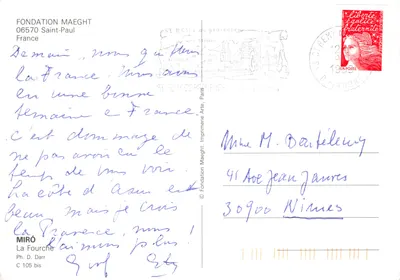 Scena uliczna — ogólny widok placu z ludźmi i kwiatami — wydawca Seppim édition, n° 42.04.4197 — Rewers