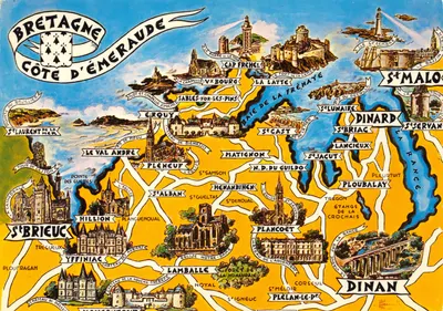 Bretagne — Côte d'Émeraude — Éditeur Couleurs Naturelles