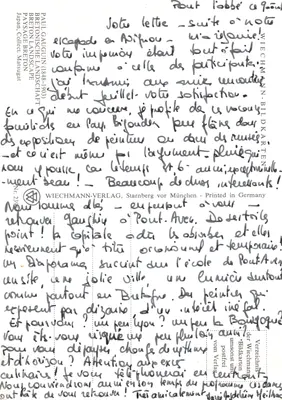 Paisagem bretona — aldeia e paisagem — editor WIECHMANN-VERLAG, n°2390 — Verso