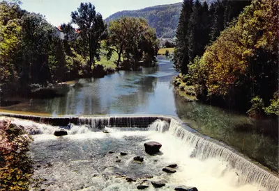 La Franche-Comté pittoresque — Le barrage de l'Ain à Champagnole — Éditions Protet, CH-104