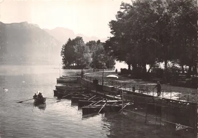 Annecy — O jardim público, a ilha dos Cisnes e a Tournette — Edição GIL, Annecy