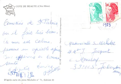 Côte de Beauté — Royan en zijn attracties — Editie OC 8g — Achterkant