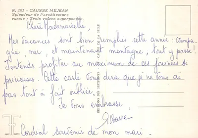 Causse Méjean — Splendeur de l'architecture rurale ; Trois voûtes superposées — Éditions des Septfonts — Verso