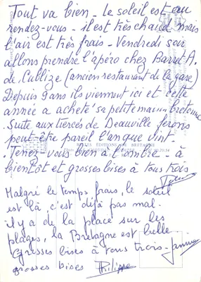 Megality Carnac — prehistoryczne zabytki w Bretanii — wydawca BELLES ÉDITIONS DE BRETAGNE — Rewers