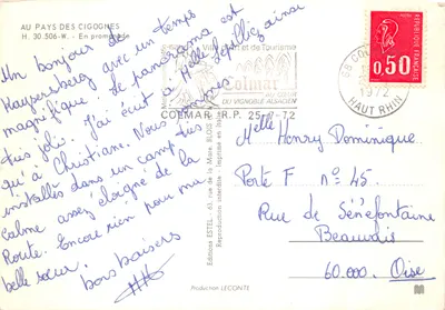 Étel - Casa com colmios — editor Estel, n° 45 — Verso