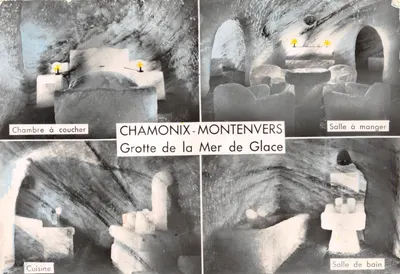 Chamonix-Montenvers — Grotte de la Mer de Glace — éditeur : Editions Photographiques Jansol