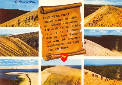 A Duna do Pilat — duna de areia — editor não visível
