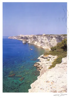 Bonifacio — vista das falésias e do mar — Edições LA GOELLE, n° Z.680
