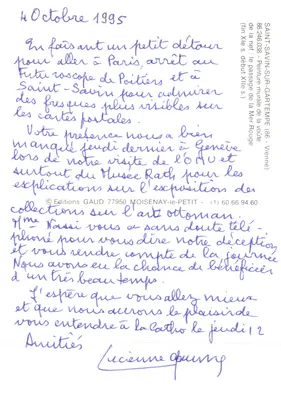 Przejście murowe przez łuk — malowidło na łuku (86) — Éditions GAUD — Rewers