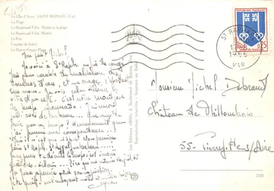 Saint-Raphaël — Côte d'Azur — editor Les Éditions « MAR » — Verso