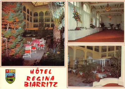 Hôtel Regina Biarritz — intérieur et jardin — éditeur LAVIELCOLOR