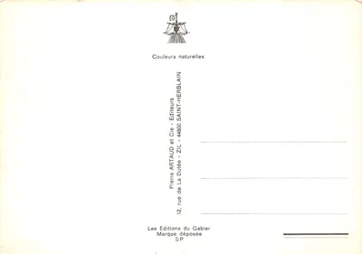 As 4 Baronnie do Périgord — Beynac, Biron, Mareuil, Bourdeilles — editor Pierre Artaud e Cie — Verso