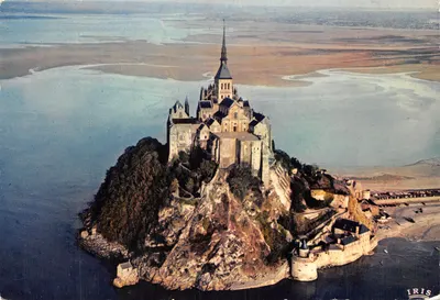 Monte Saint-Michel — vista aérea — editor IRIS