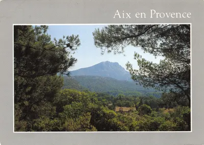 Aix-en-Provence — vista da Montanha Santa Victoire — editor JOYAUX DE PROVENCE (B.D.R.)
