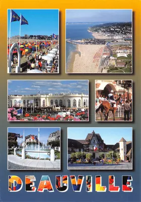 Deauville — vista panorâmica e monumentos — Edições Normandas