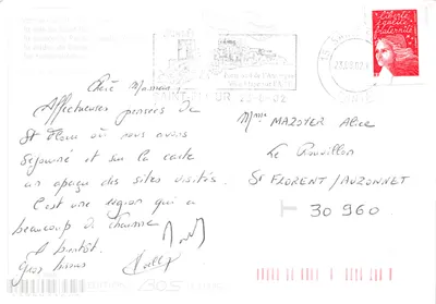 O Cantal — paisagens e sites (editor EDIÇÕES BOS) — Verso